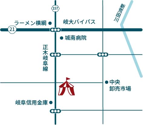 茜部オープンスタジオ マップ